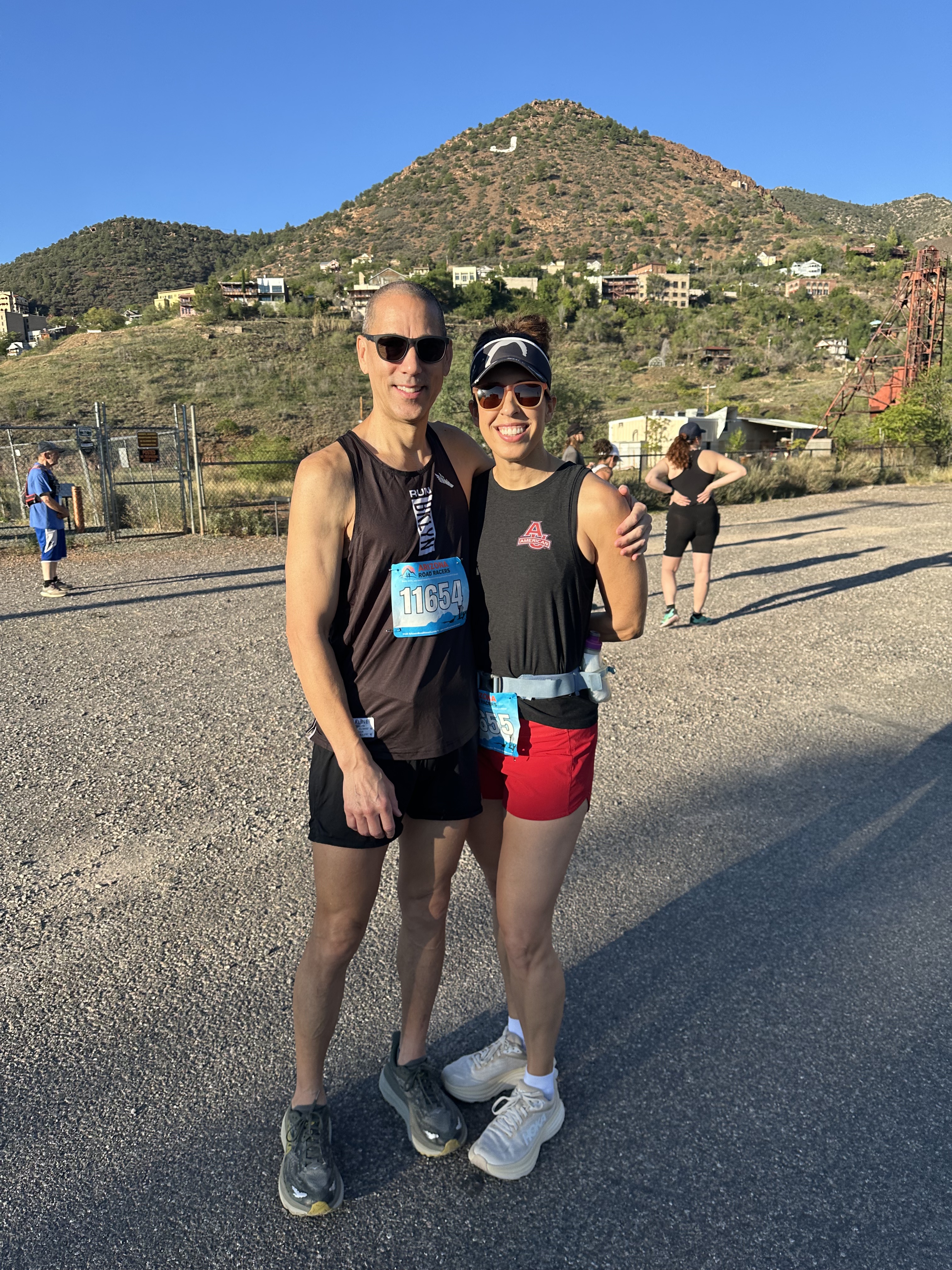 Baron & Ivonne at the Jerome Hill Climb